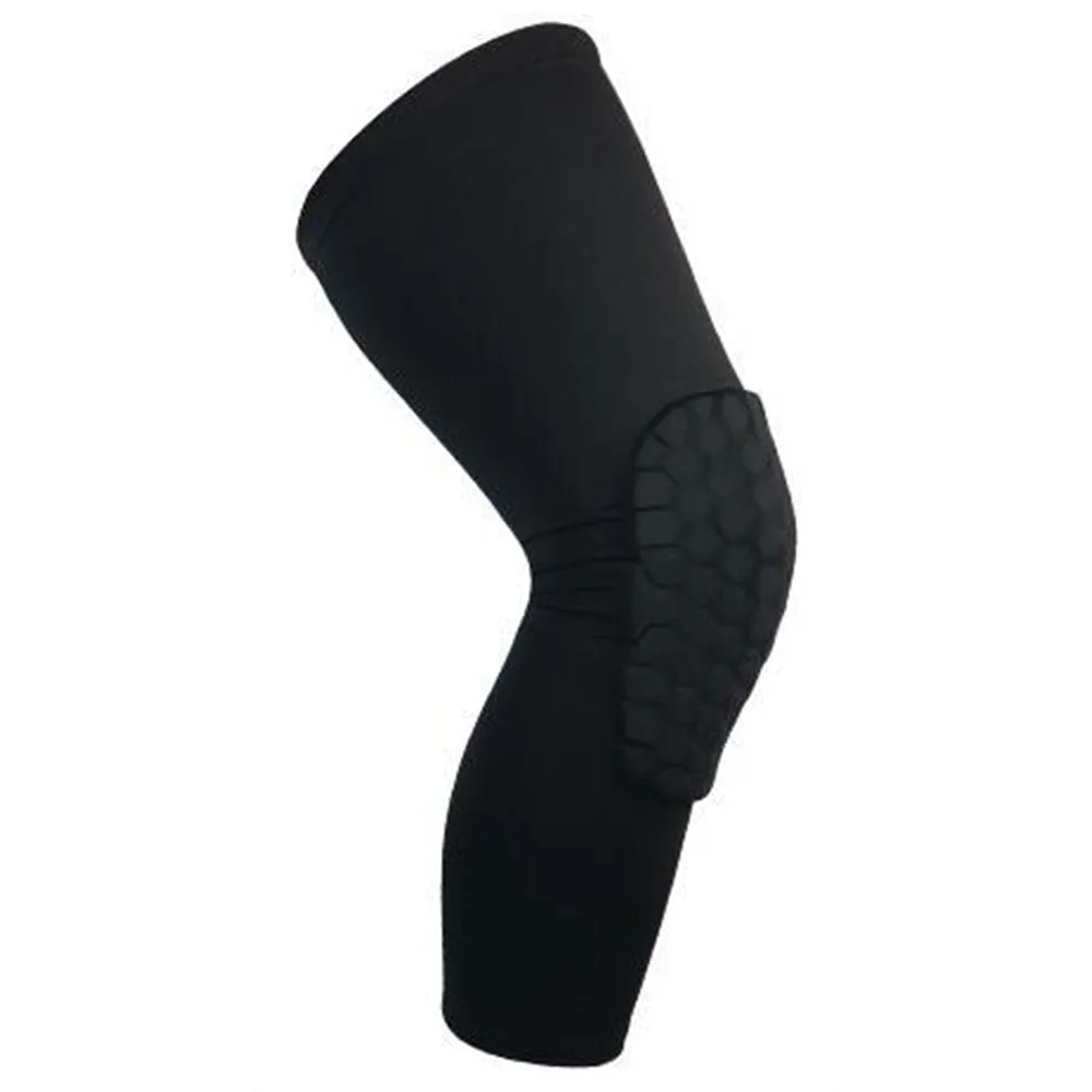 1Pc Honeycomb Long Sleeve Knee Pad - Superior Calf Support for Sports and Workouts