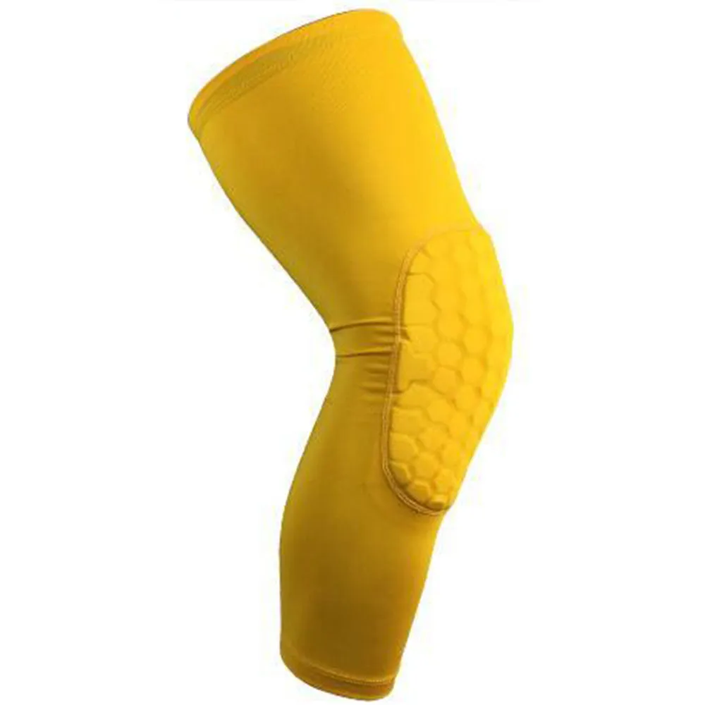 1Pc Honeycomb Long Sleeve Knee Pad - Superior Calf Support for Sports and Workouts