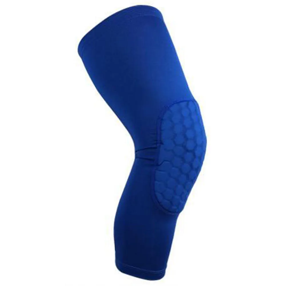 1Pc Honeycomb Long Sleeve Knee Pad - Superior Calf Support for Sports and Workouts