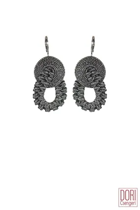 Amelie Elegant Old SIlver Earrings