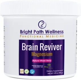 Brain Reviver Magnesium - Magtein Powder Drink Mix, Non GMO, Gluten Free