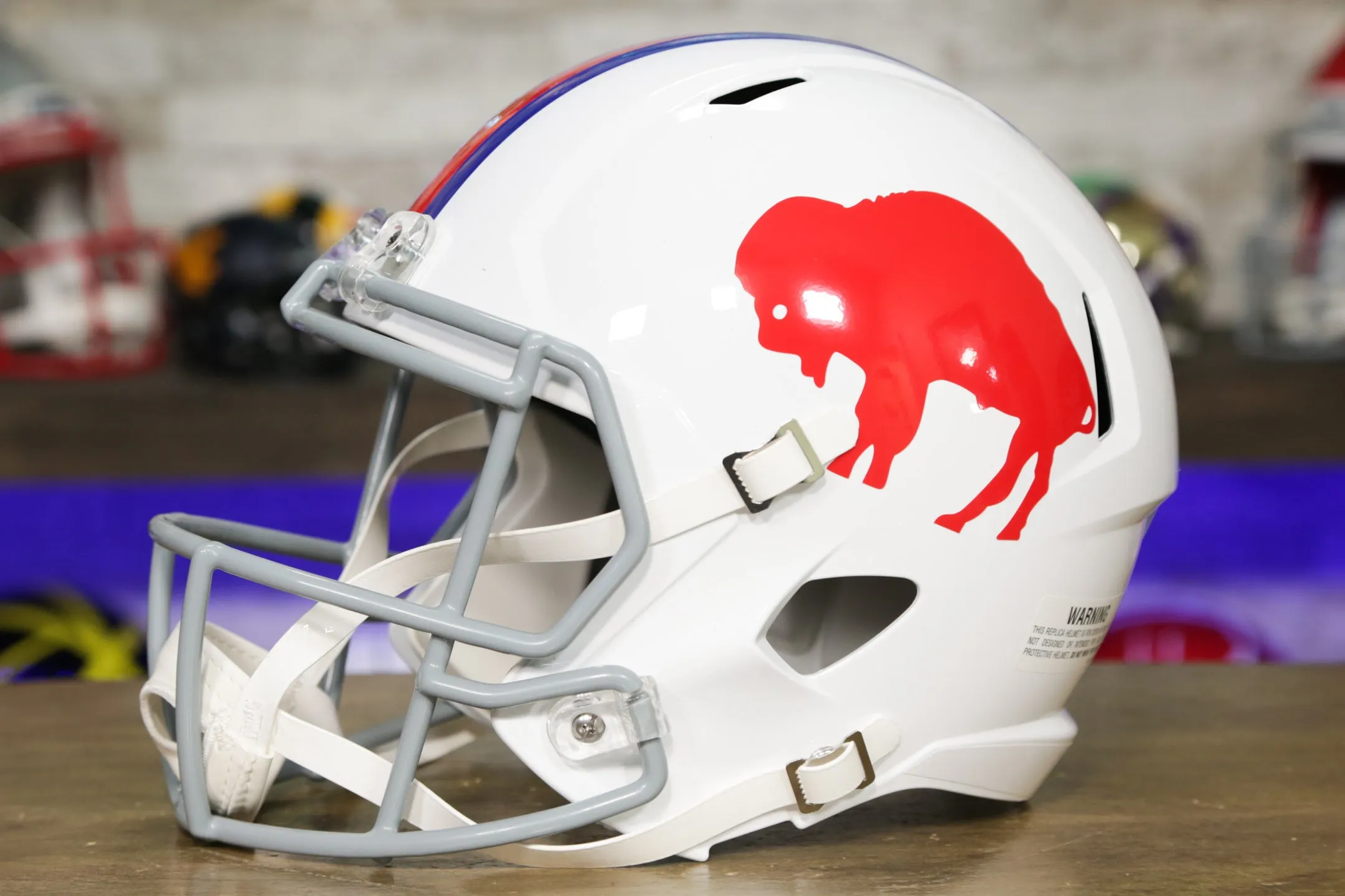 Buffalo Bills Riddell Speed Replica Helmet - 1965-1973 Throwback