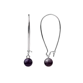 Earring | Kidney Wire - Large  | Amethyst