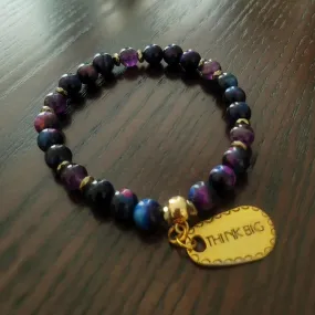 Galaxy Tiger Eye & Amethyst 2 Bracelet