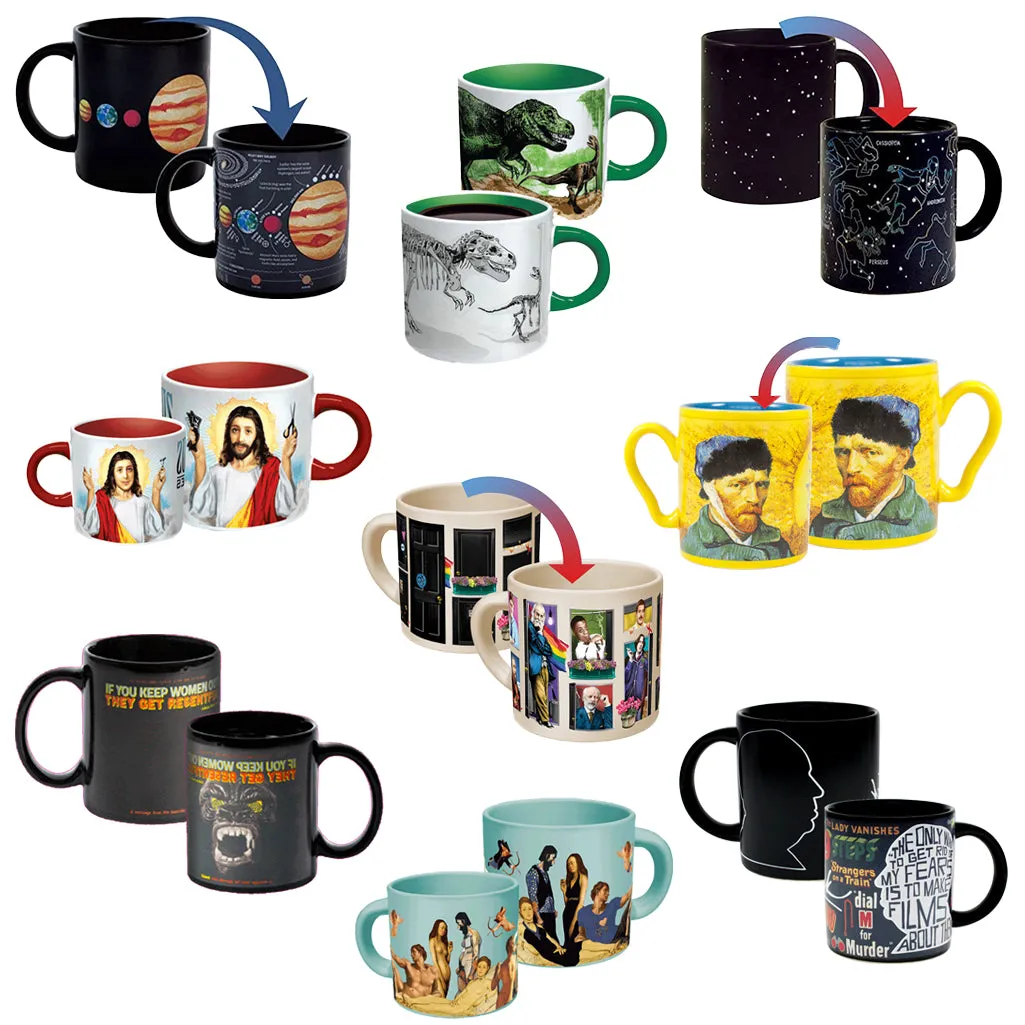 Heat-Changing Magic Mugs - Add Hot Liquid Watch Mug Change