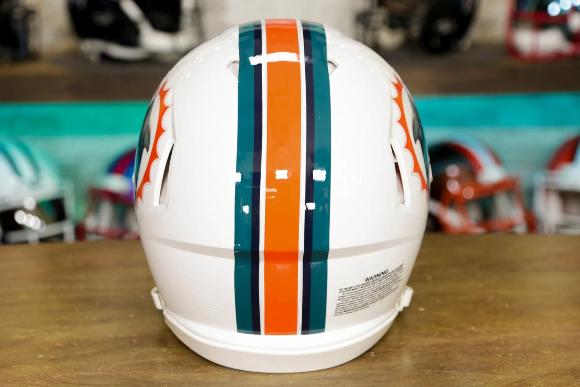 Miami Dolphins Riddell Speed Authentic Helmet - 1996-2012 Throwback