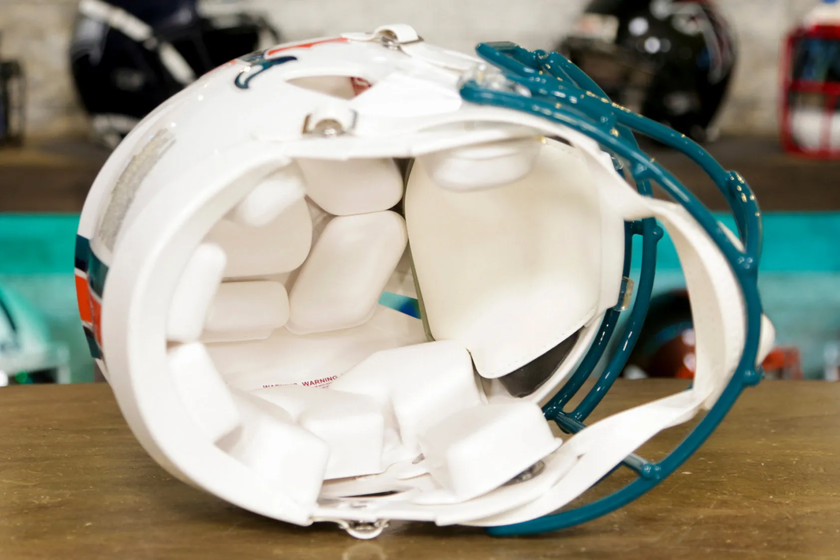 Miami Dolphins Riddell Speed Authentic Helmet - 1996-2012 Throwback