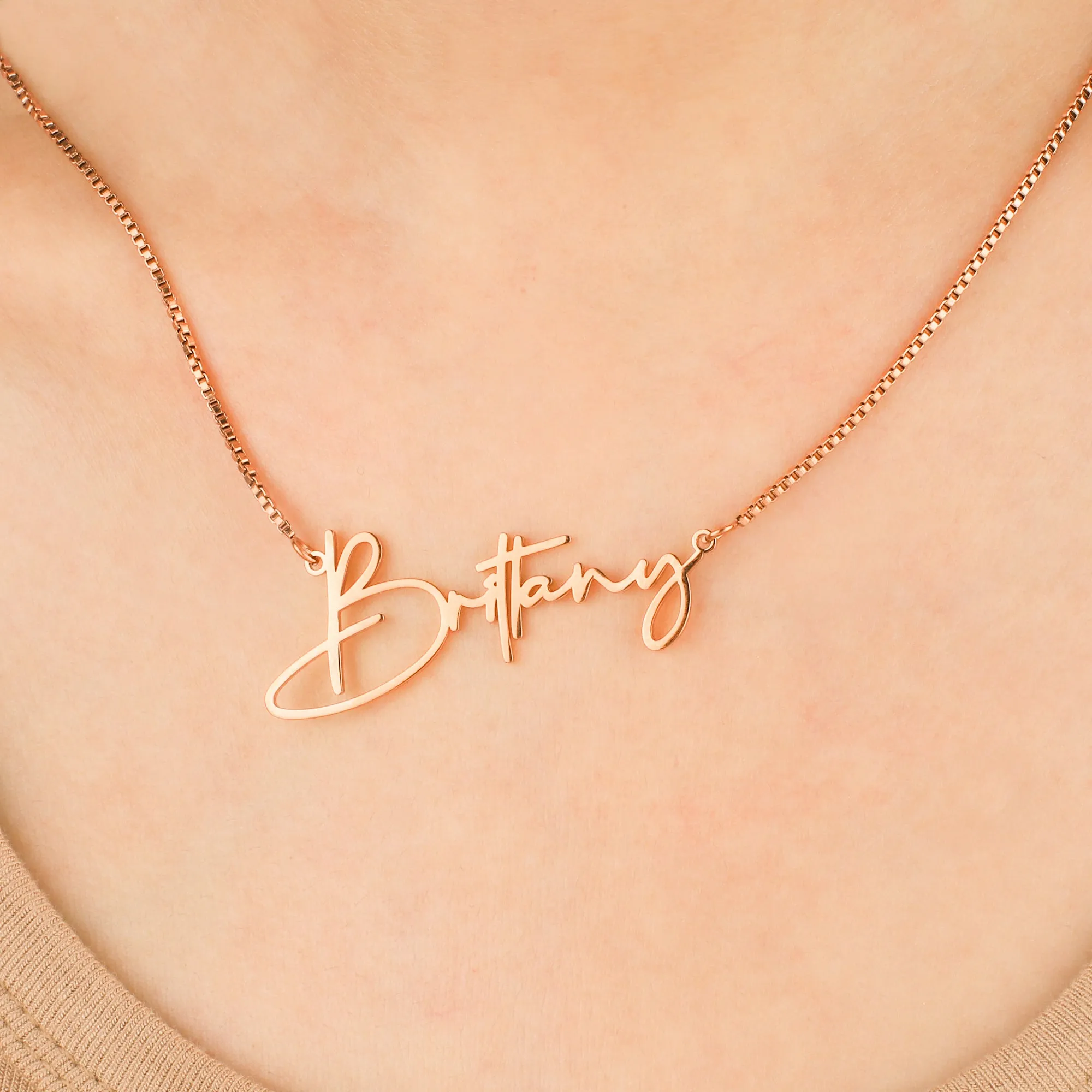 Modern Name Necklace