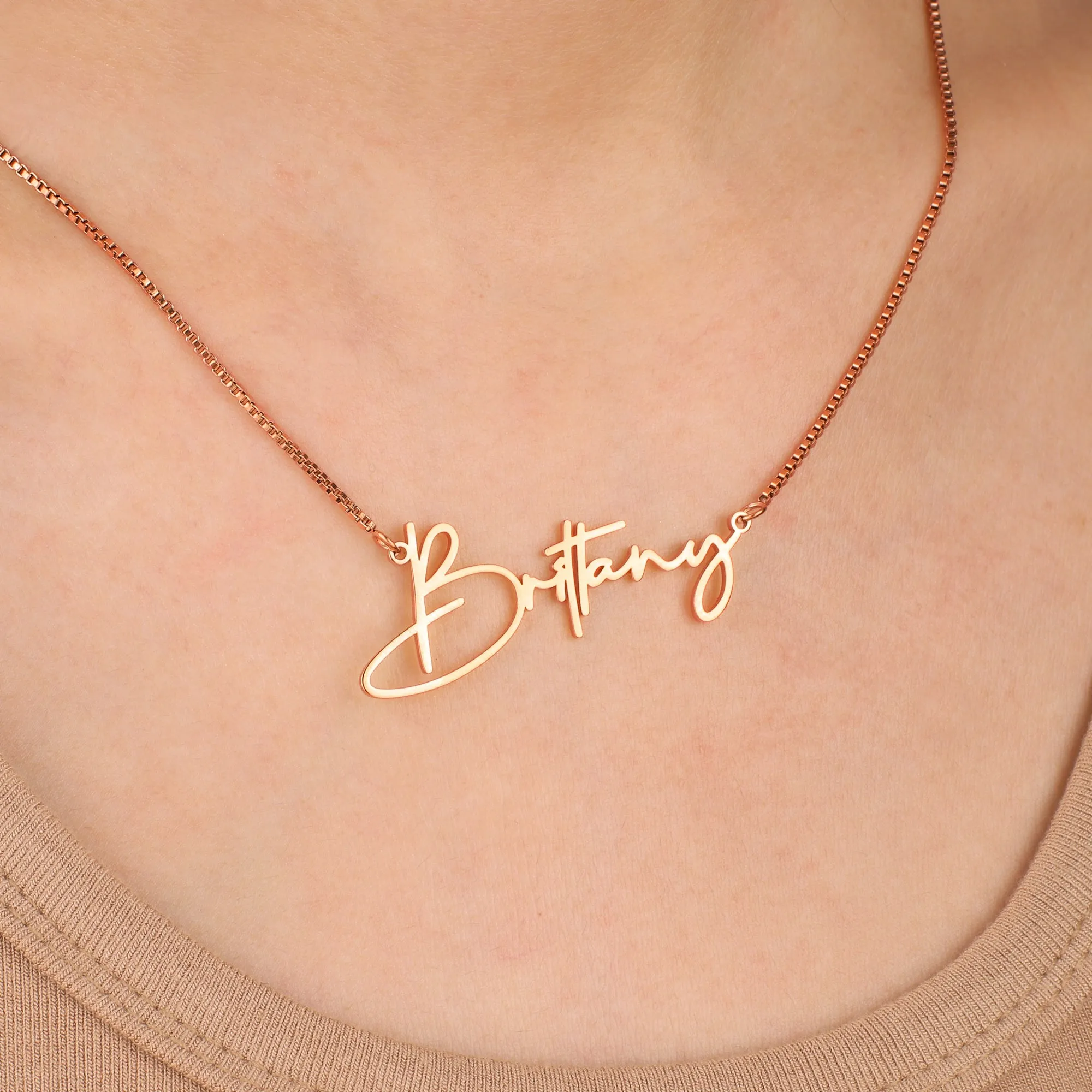 Modern Name Necklace