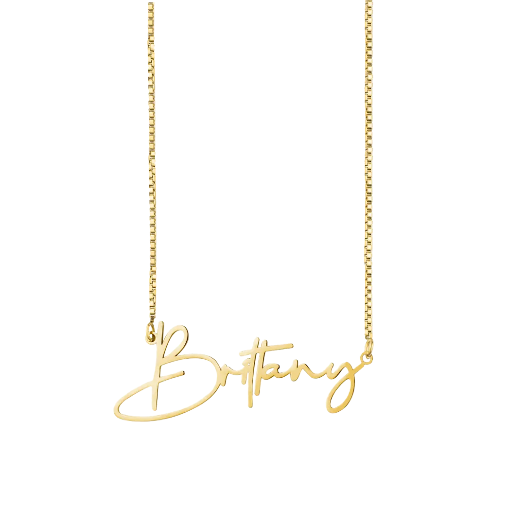 Modern Name Necklace