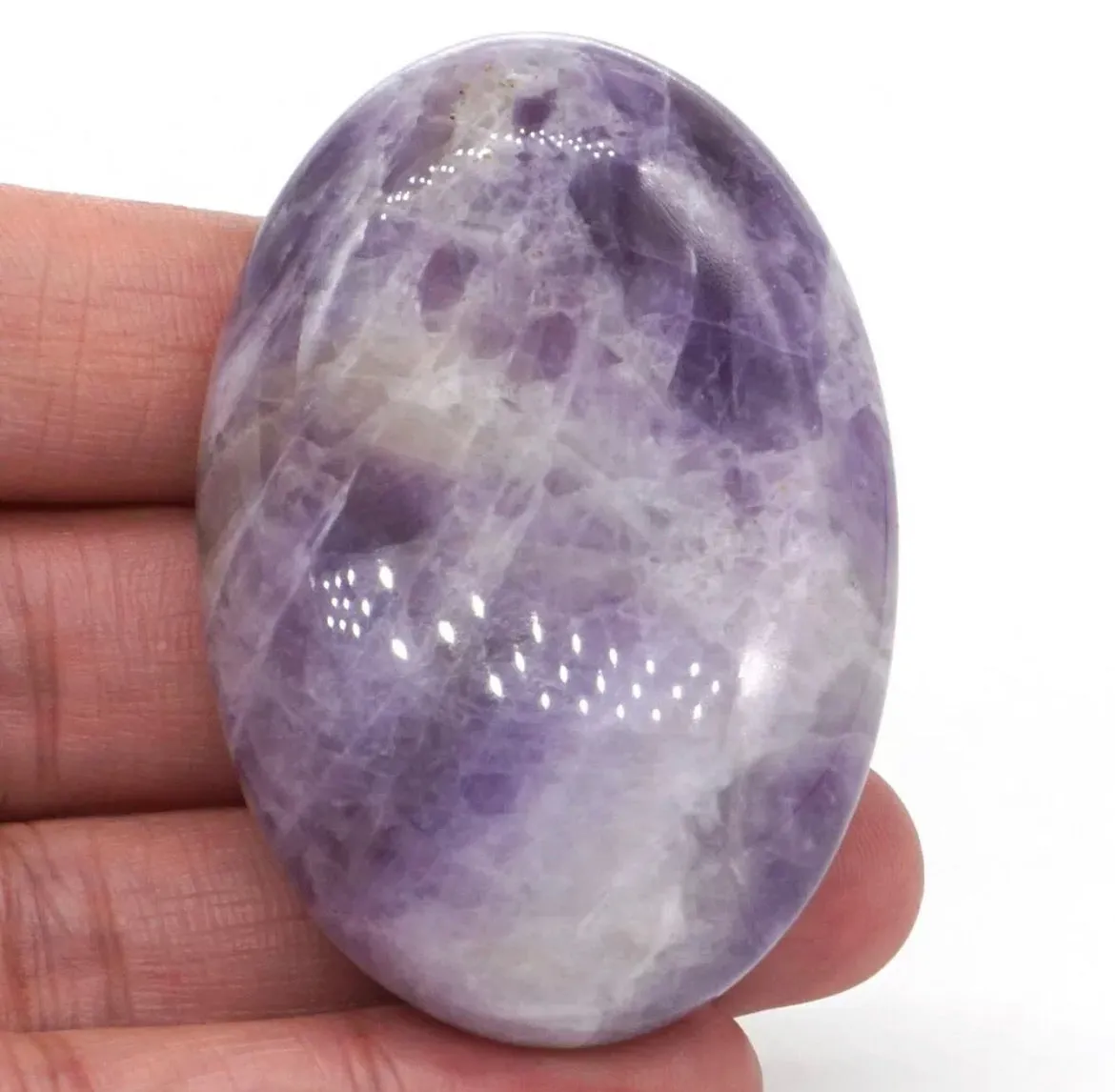 Natural Amethyst Palm Stone