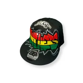 Panthers Graffiti Name Snapback Cap