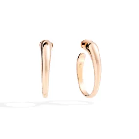 Pomellato - Catene - Hoop Earrings, 18k Rose Gold