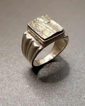 PYRITE STONE RING - UNIQUE ITEM