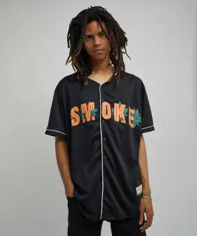 Smoke Baseball Jersey - Black