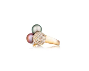 Tri-Pearl Ring