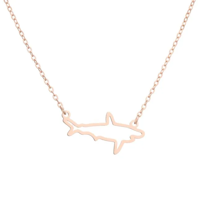 Unique Hallow Shark Necklace