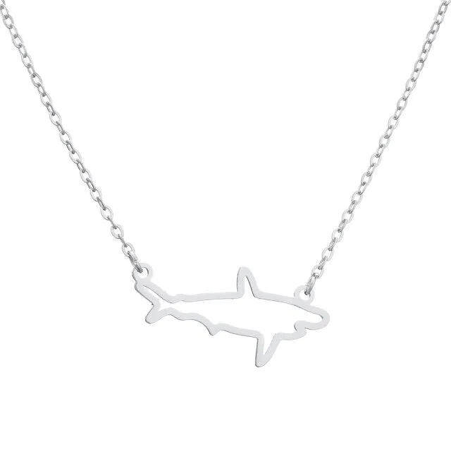 Unique Hallow Shark Necklace