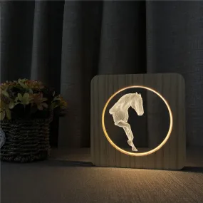 Unique Horse Square Lamp