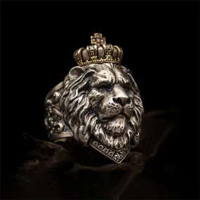 Unique Lion King Crown Ring